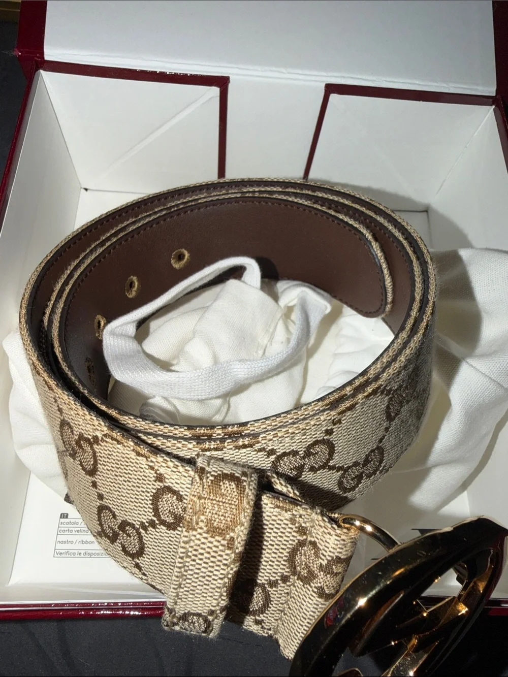 N/A beige monogram